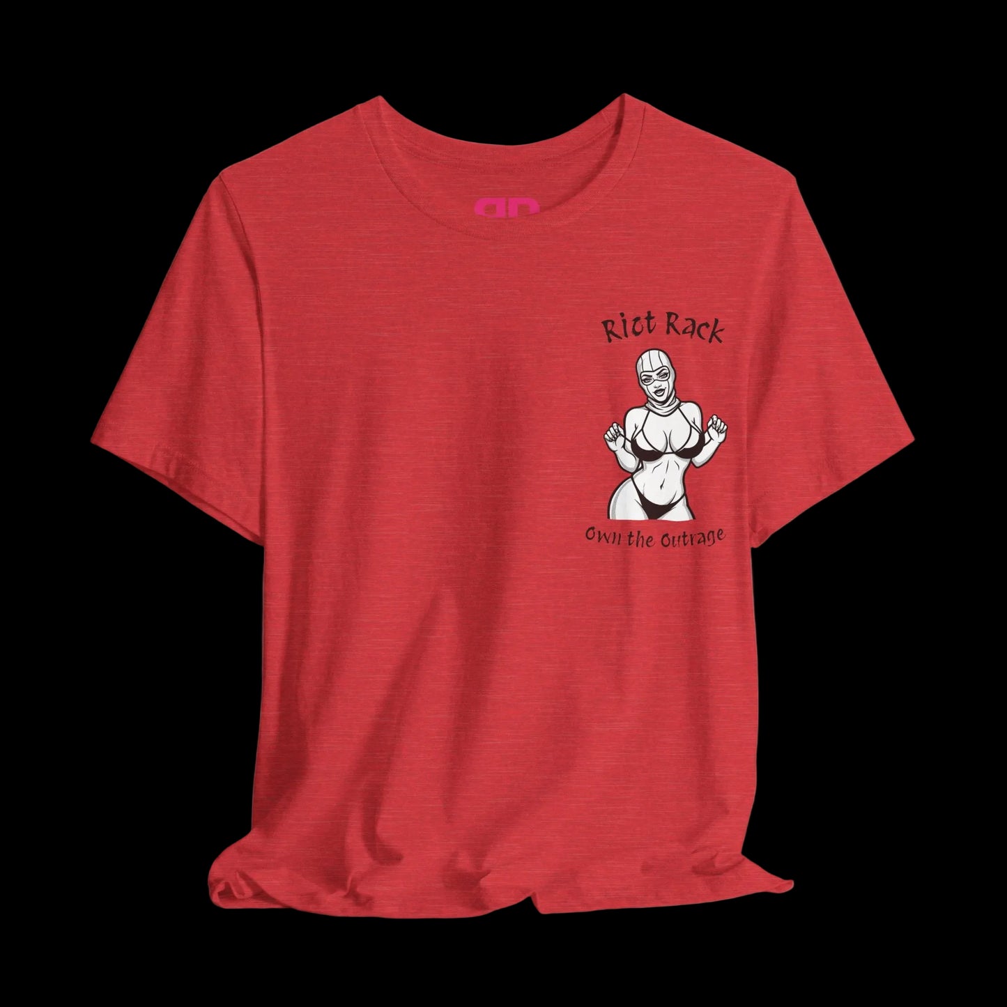 T-Shirt — 'Riot Rack' Teddy Bear Graphic Tee (Front Pocket + Back Crim Teddy Bear)