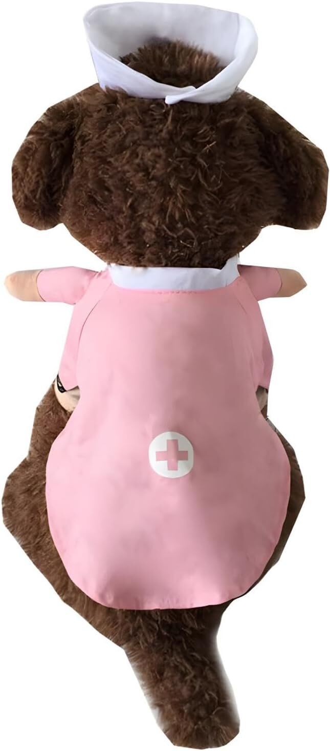 Dog Nurse Costume - Premium Pet Halloween Outfit
