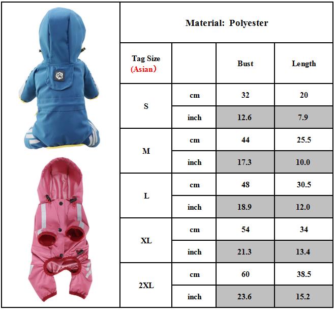 Puddle Jumper - Waterproof Hooded Dog Raincoat (Pink)