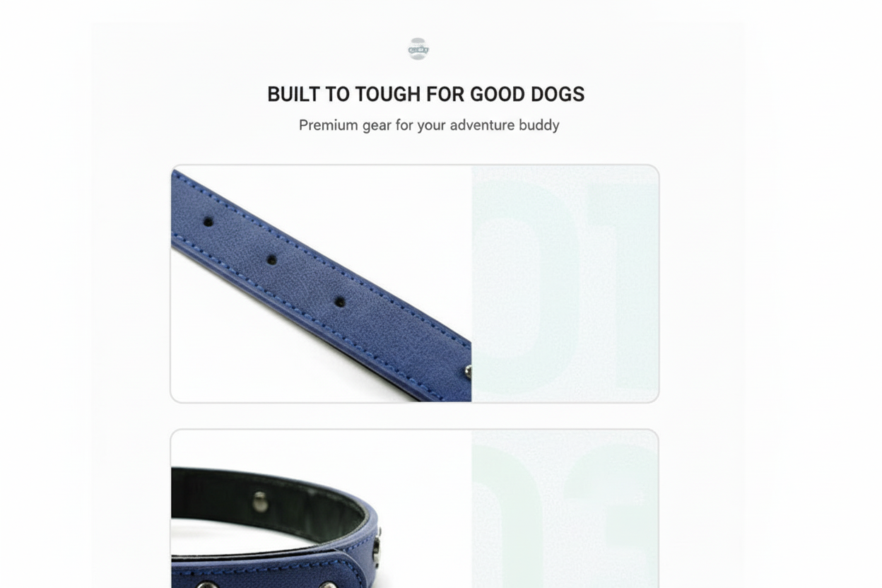Soft Leather Dog Collar 2-Pack - Classic Gear That Actually Lasts