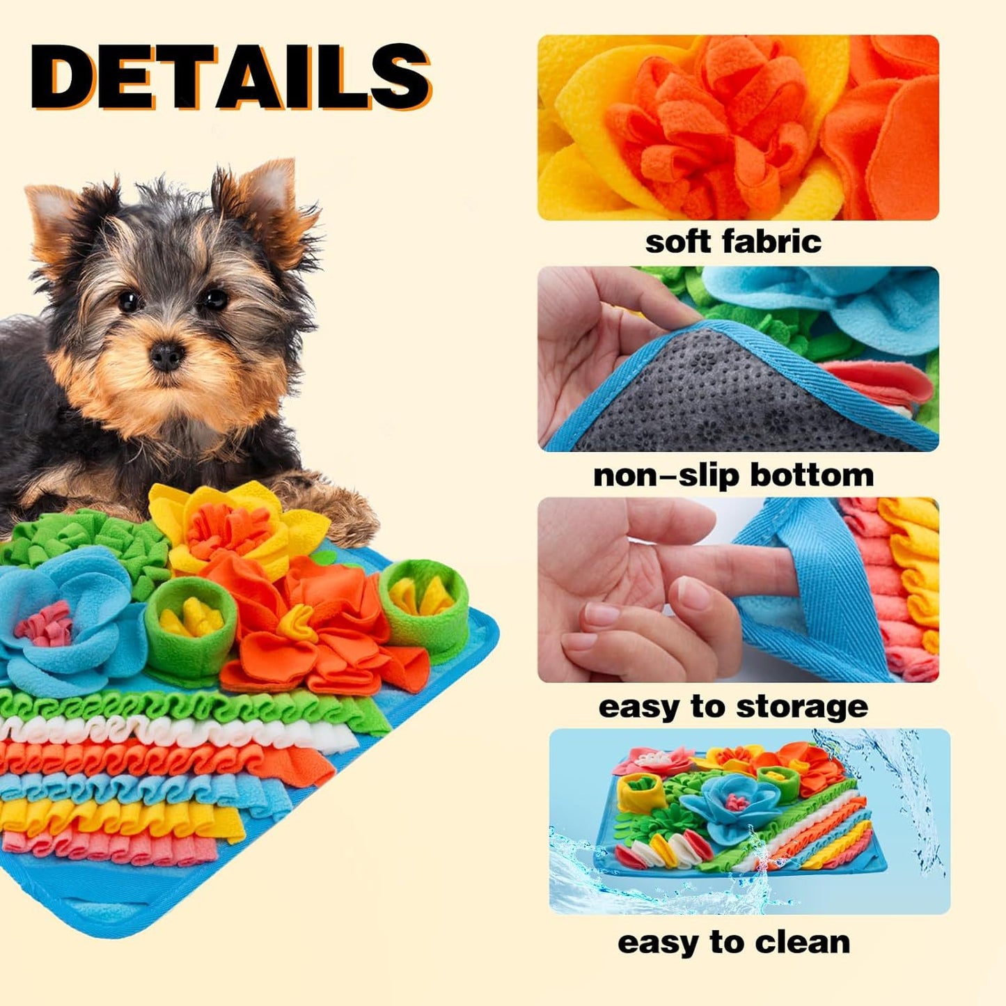 Dog Snuffle Mat - Because Your Pup's a Genius Who Eats Too Fast