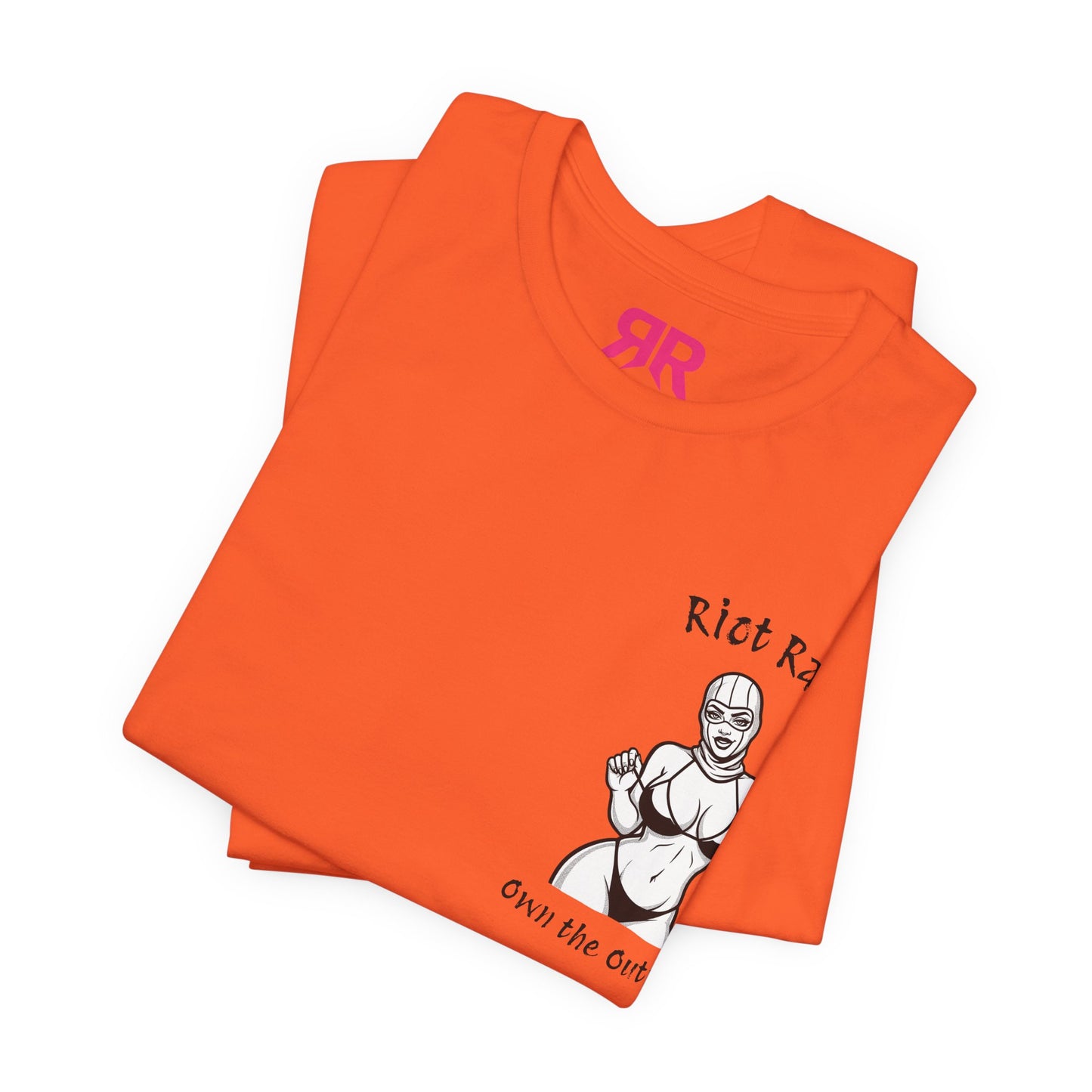 T-Shirt — 'Riot Rack' Teddy Bear Graphic Tee (Front Pocket + Back Crim Teddy Bear)