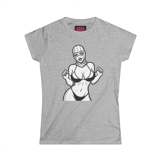Balyd Up Bikini Pinup Tee | Riot Rack Own the Outrage graphic shirt