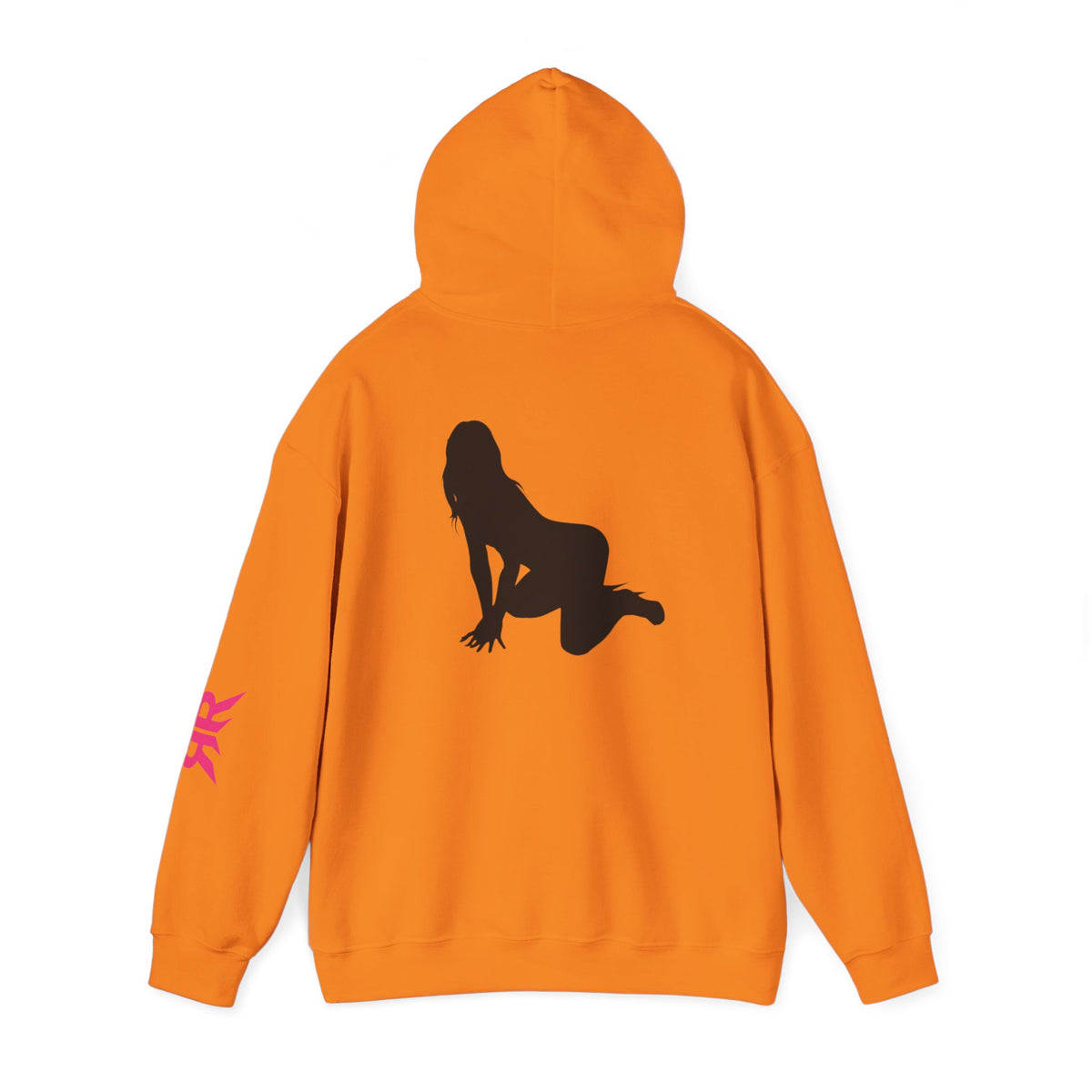 Riot Rack pinup silhouette Hoodie | White pullover sweatshirt