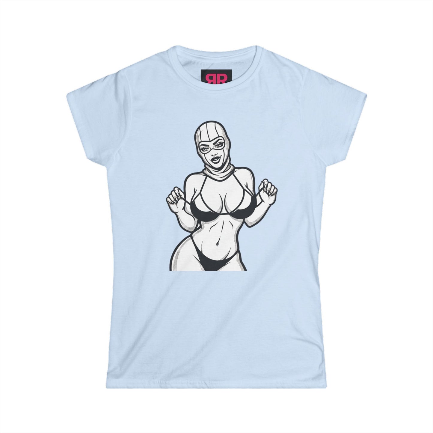 Balyd Up Bikini Pinup Tee | Riot Rack Own the Outrage graphic shirt