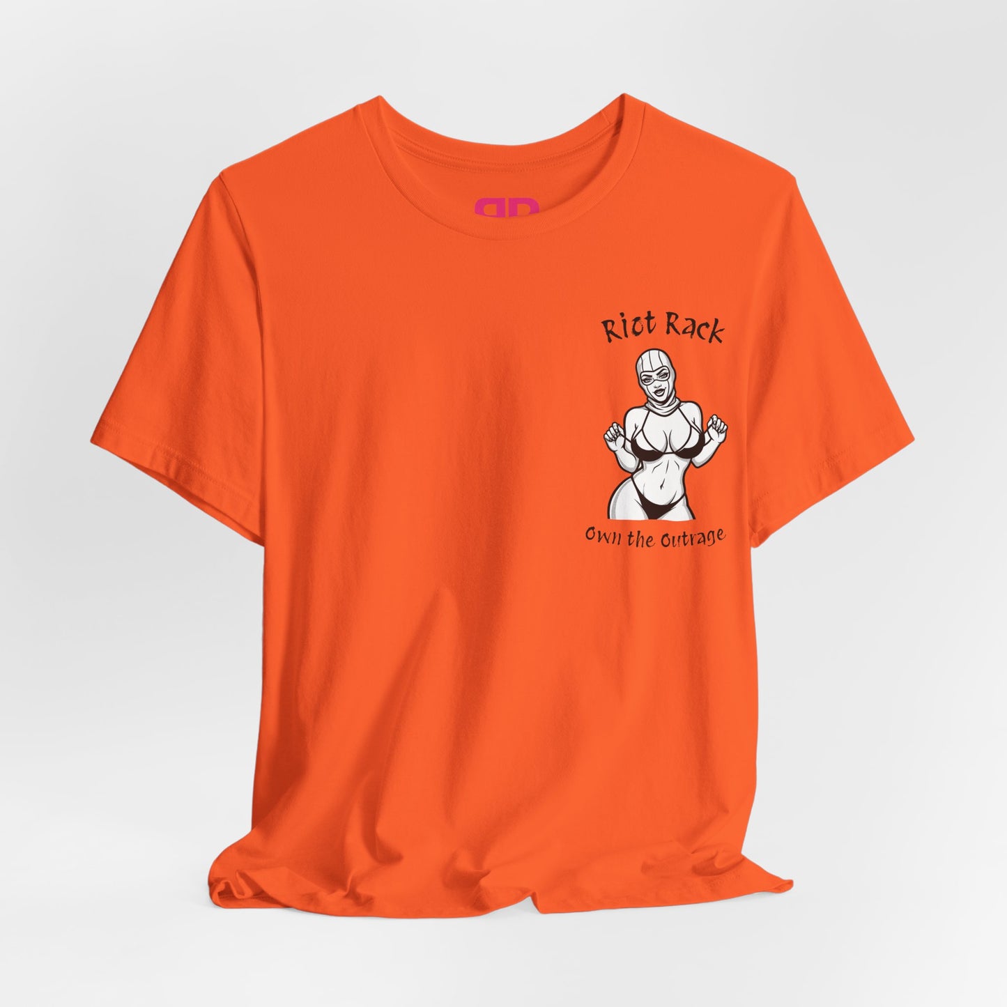 T-Shirt — 'Riot Rack' Teddy Bear Graphic Tee (Front Pocket + Back Crim Teddy Bear)