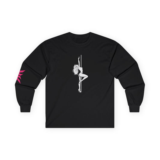 Pole Dancer Long Sleeve Tee — "Riot Rack: Own The Outrage" Graphic