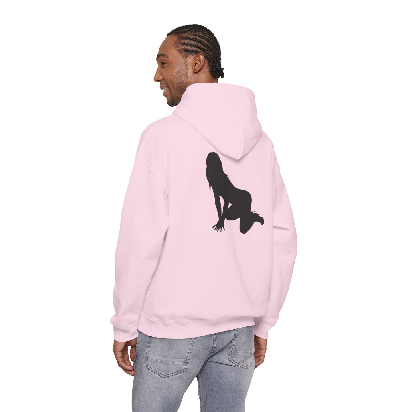 Riot Rack Pin-Up Rebel Hoodie | Bold Graphic Streetwear Hoodie | Vintage Front Print & Silhouette Back