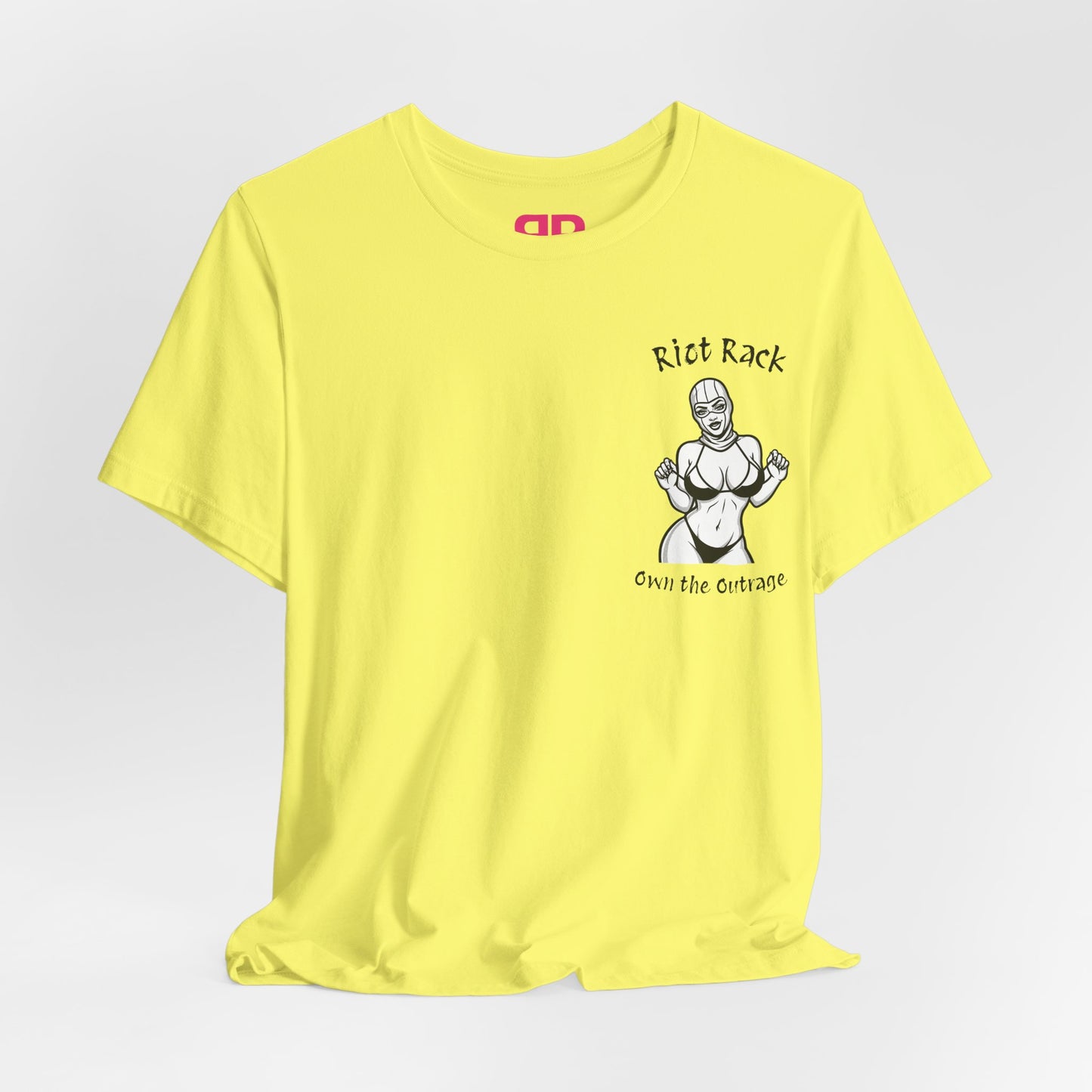 T-Shirt — 'Riot Rack' Teddy Bear Graphic Tee (Front Pocket + Back Crim Teddy Bear)
