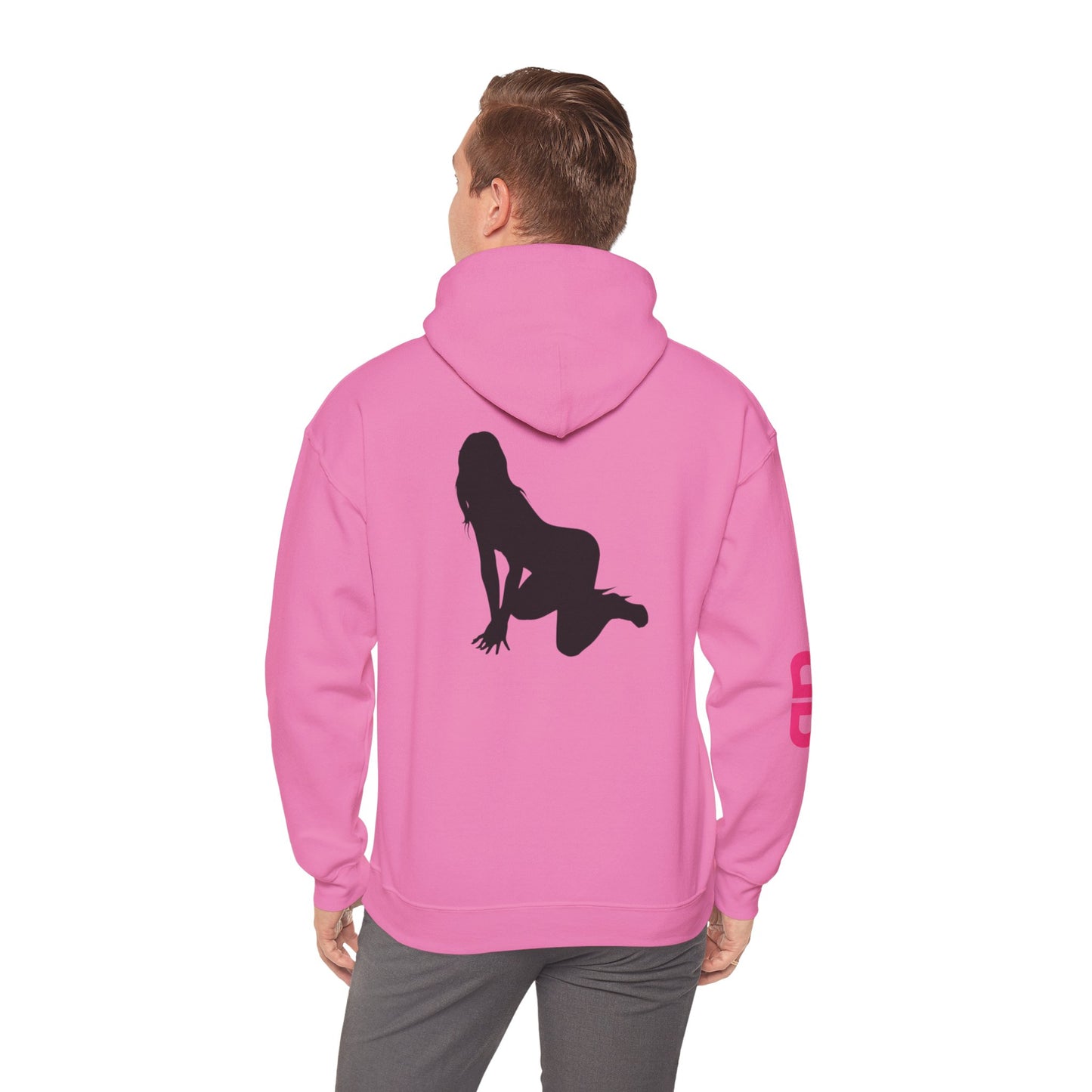 Riot Rack Pin-Up Rebel Hoodie | Bold Graphic Streetwear Hoodie | Vintage Front Print & Silhouette Back