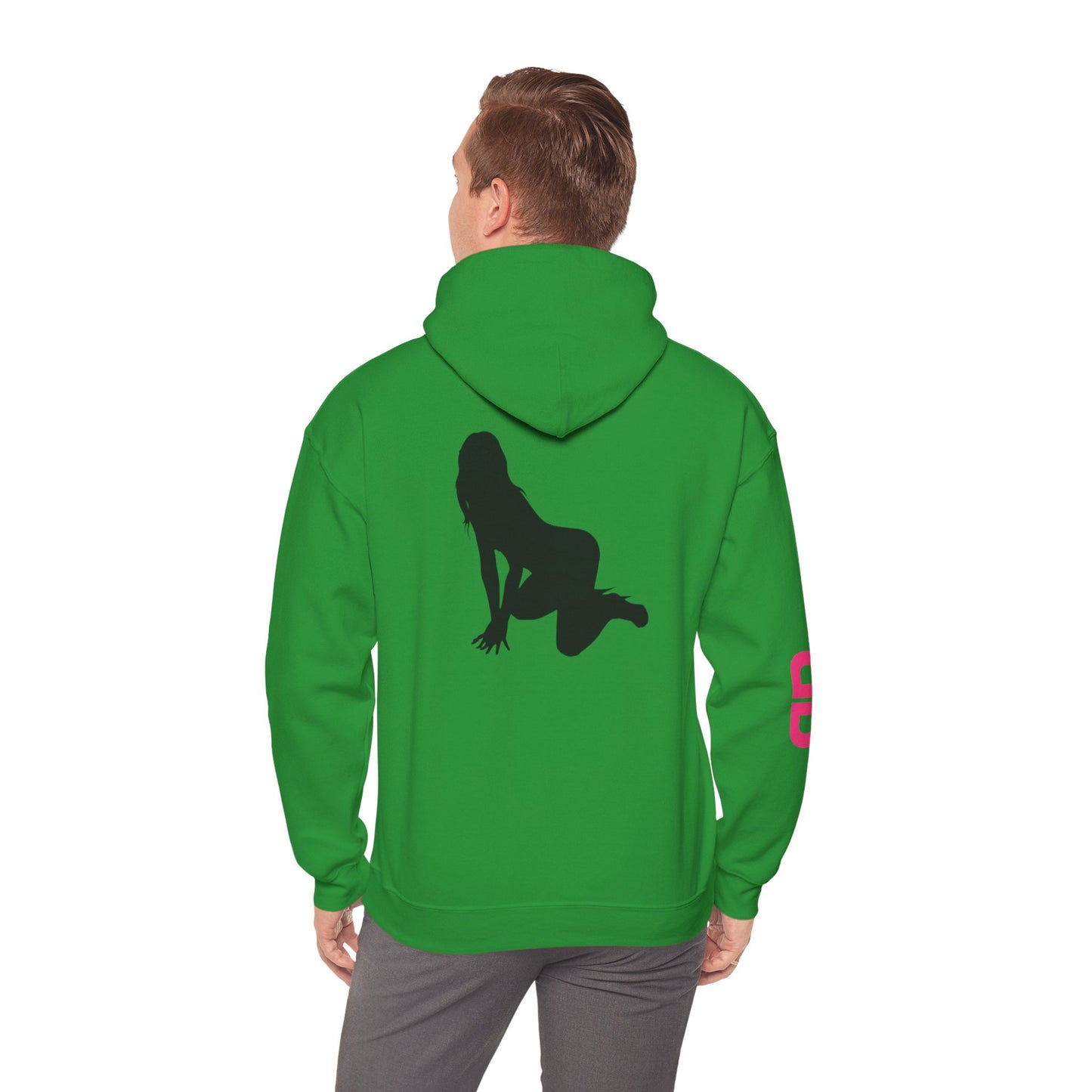 Riot Rack Pin-Up Rebel Hoodie | Bold Graphic Streetwear Hoodie | Vintage Front Print & Silhouette Back