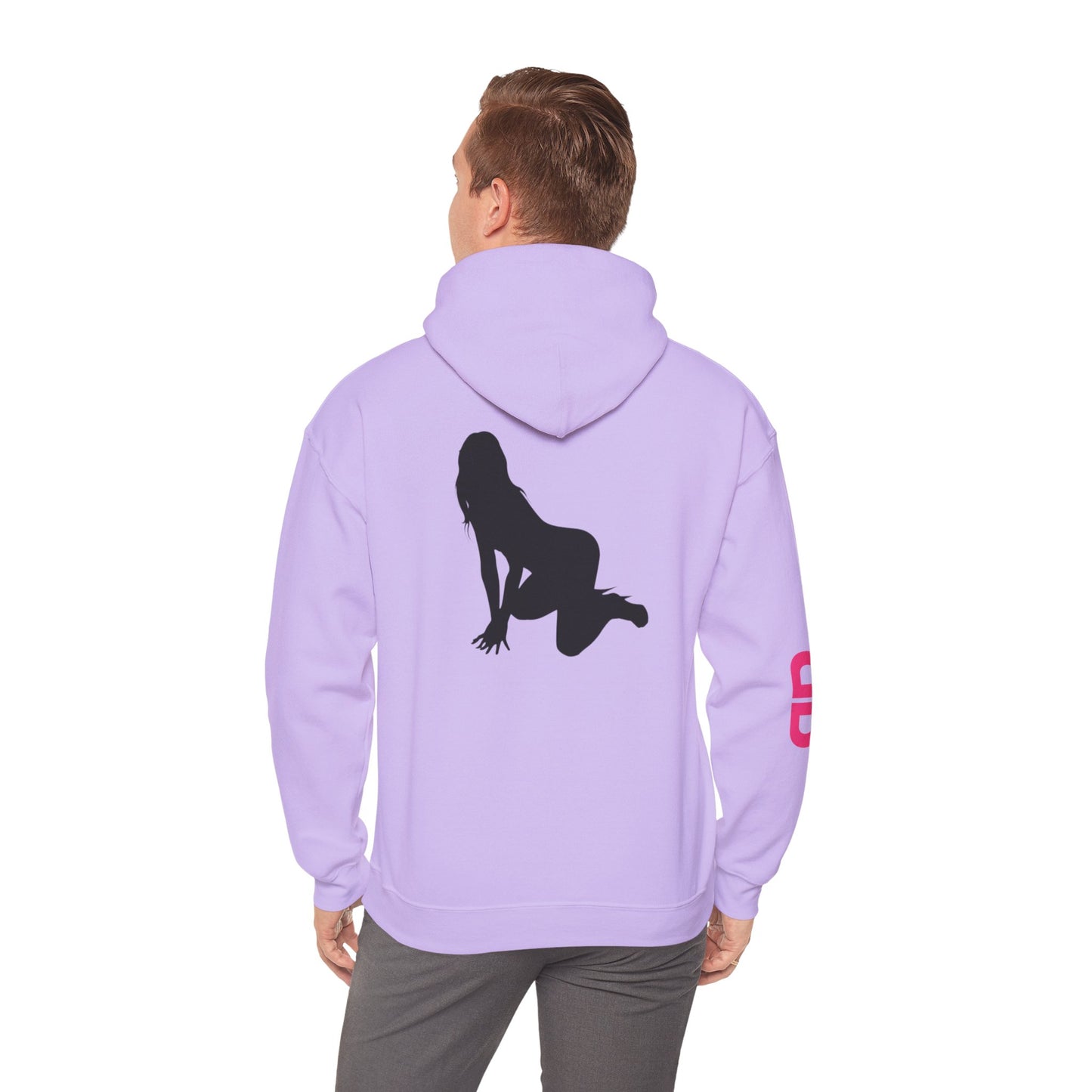 Riot Rack Pin-Up Rebel Hoodie | Bold Graphic Streetwear Hoodie | Vintage Front Print & Silhouette Back