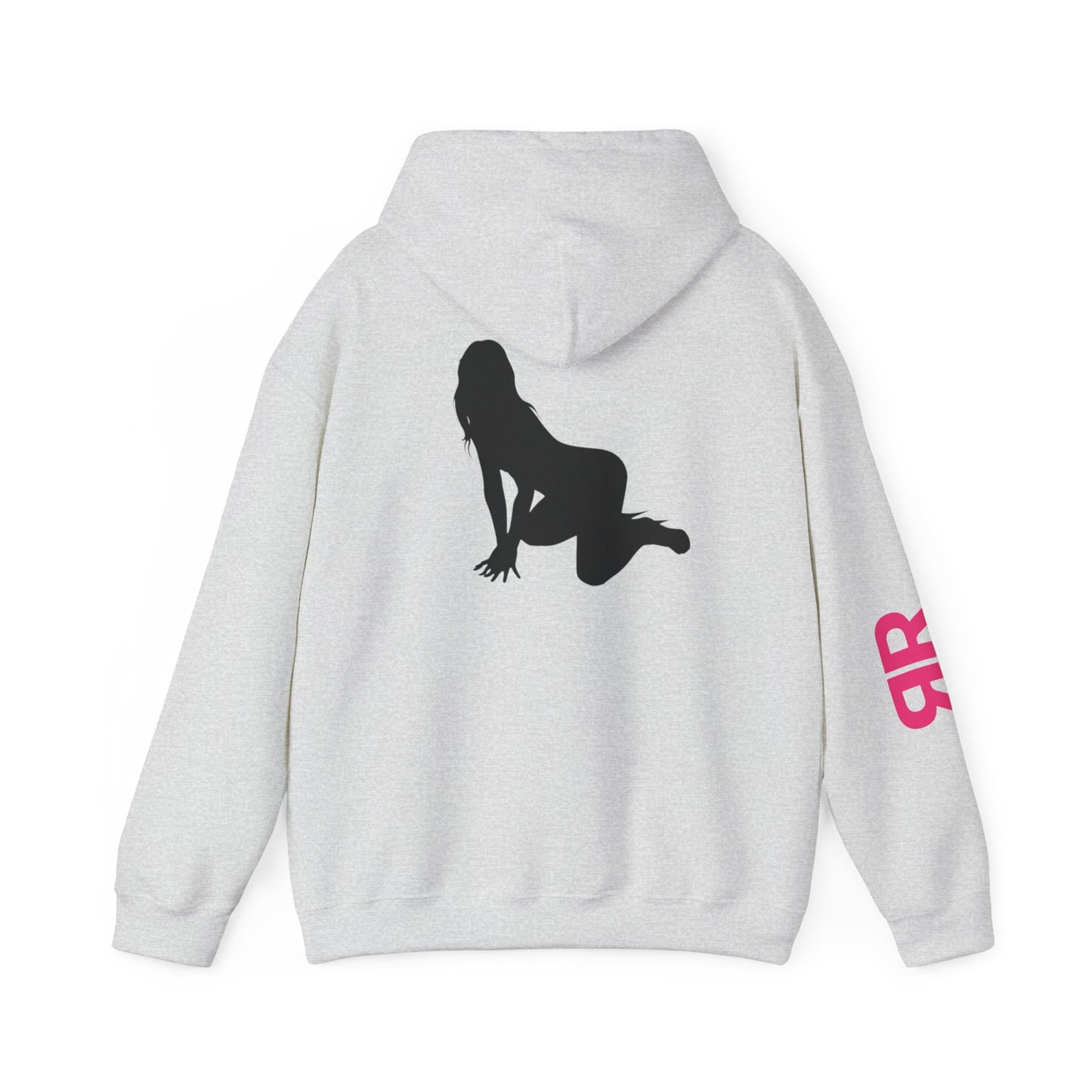 Riot Rack Pin-Up Rebel Hoodie | Bold Graphic Streetwear Hoodie | Vintage Front Print & Silhouette Back