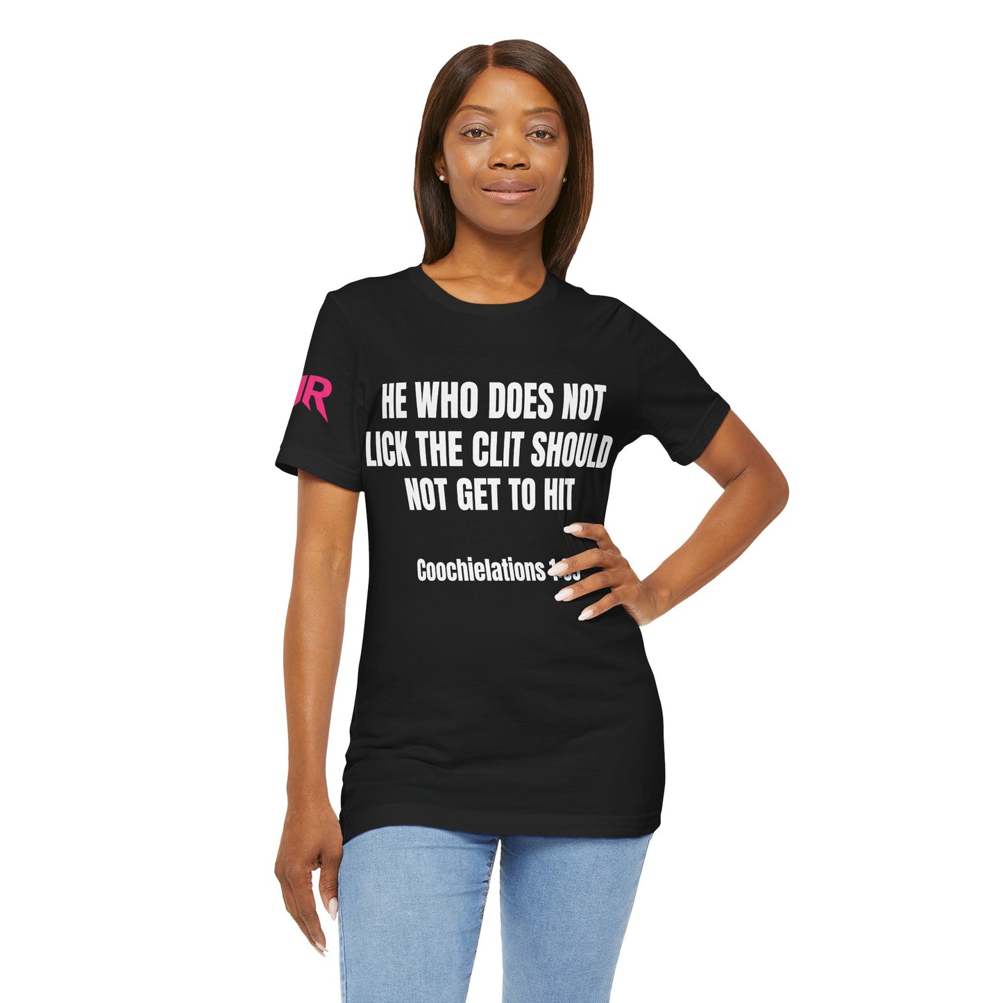 "Coochielations 1:69” Tee – Unholy Statement Shirt (White on Black, XS–4XL)
