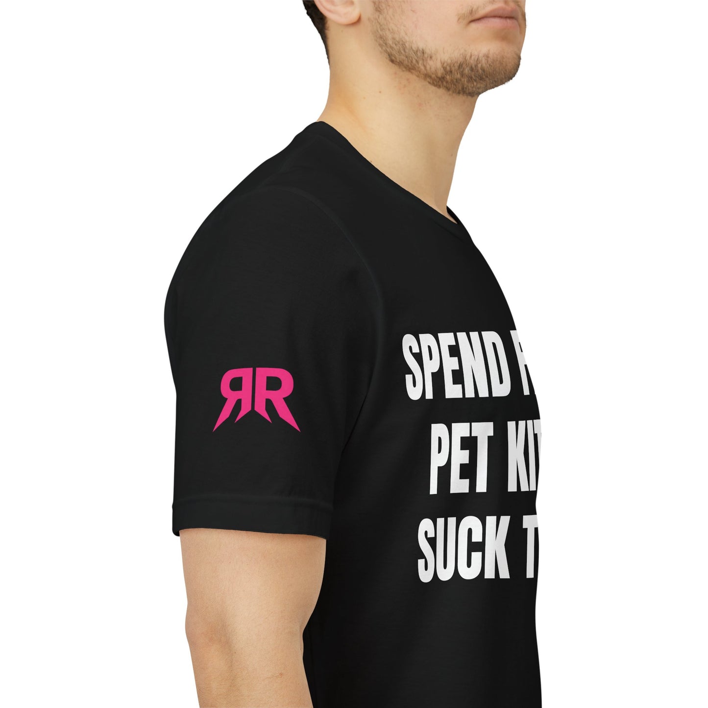 Spend Fiddies” Graphic Tee – Funny Bold Statement Shirt (Black/White, XS–5XL)