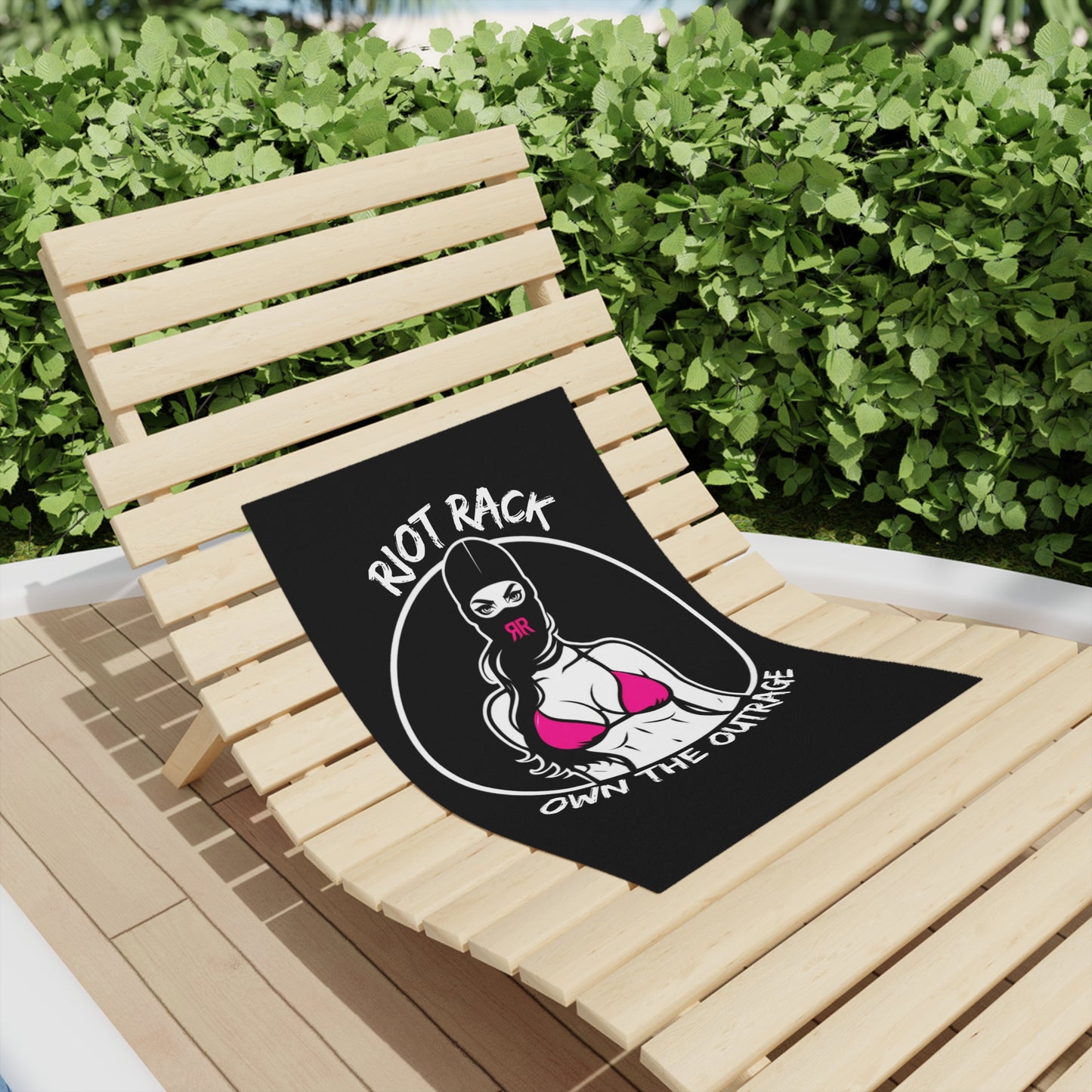 Own the Outrage Hand Towel - Riot Rack Graphic Print