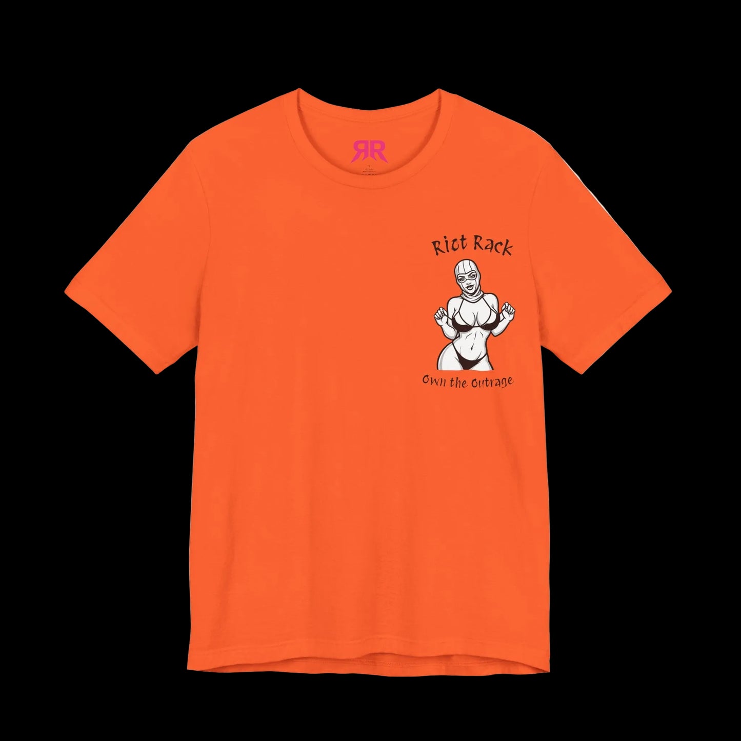 T-Shirt — 'Riot Rack' Teddy Bear Graphic Tee (Front Pocket + Back Crim Teddy Bear)