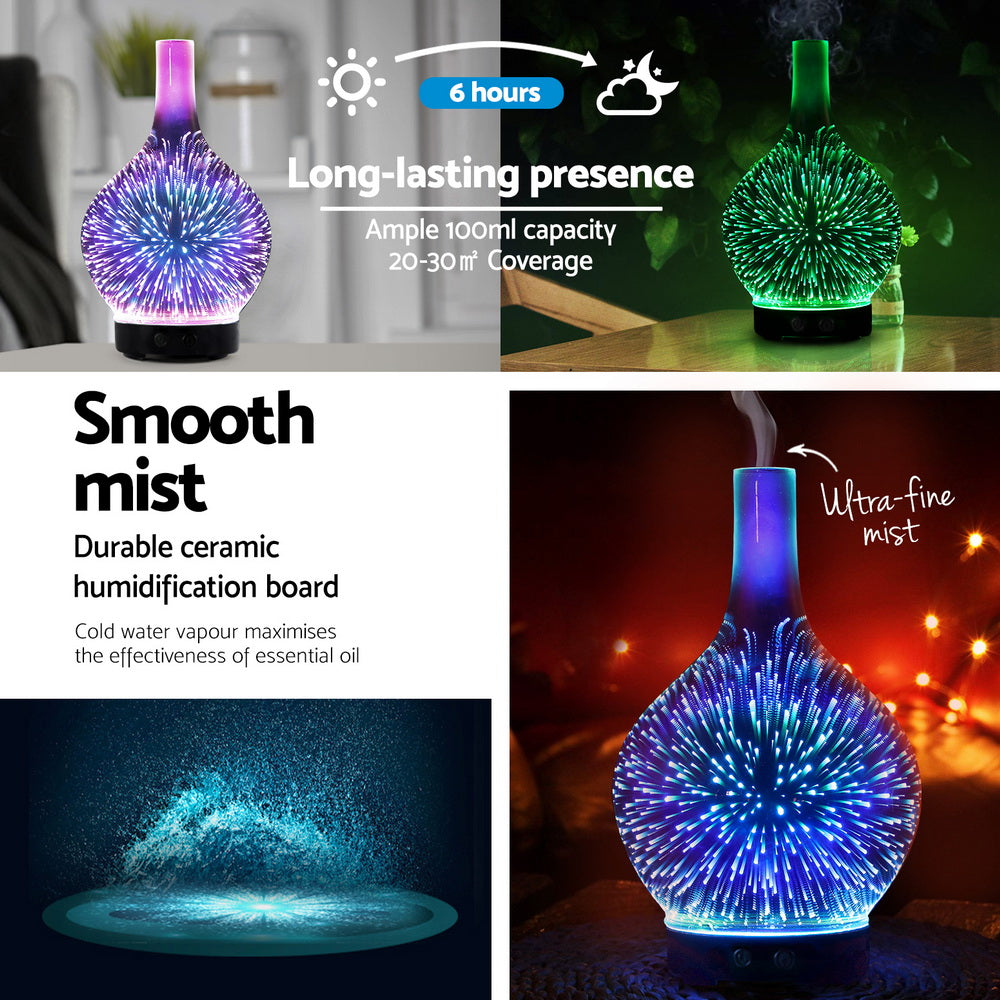 3D Firework Aroma Diffuser - Mood Lighting That Actually Does Something