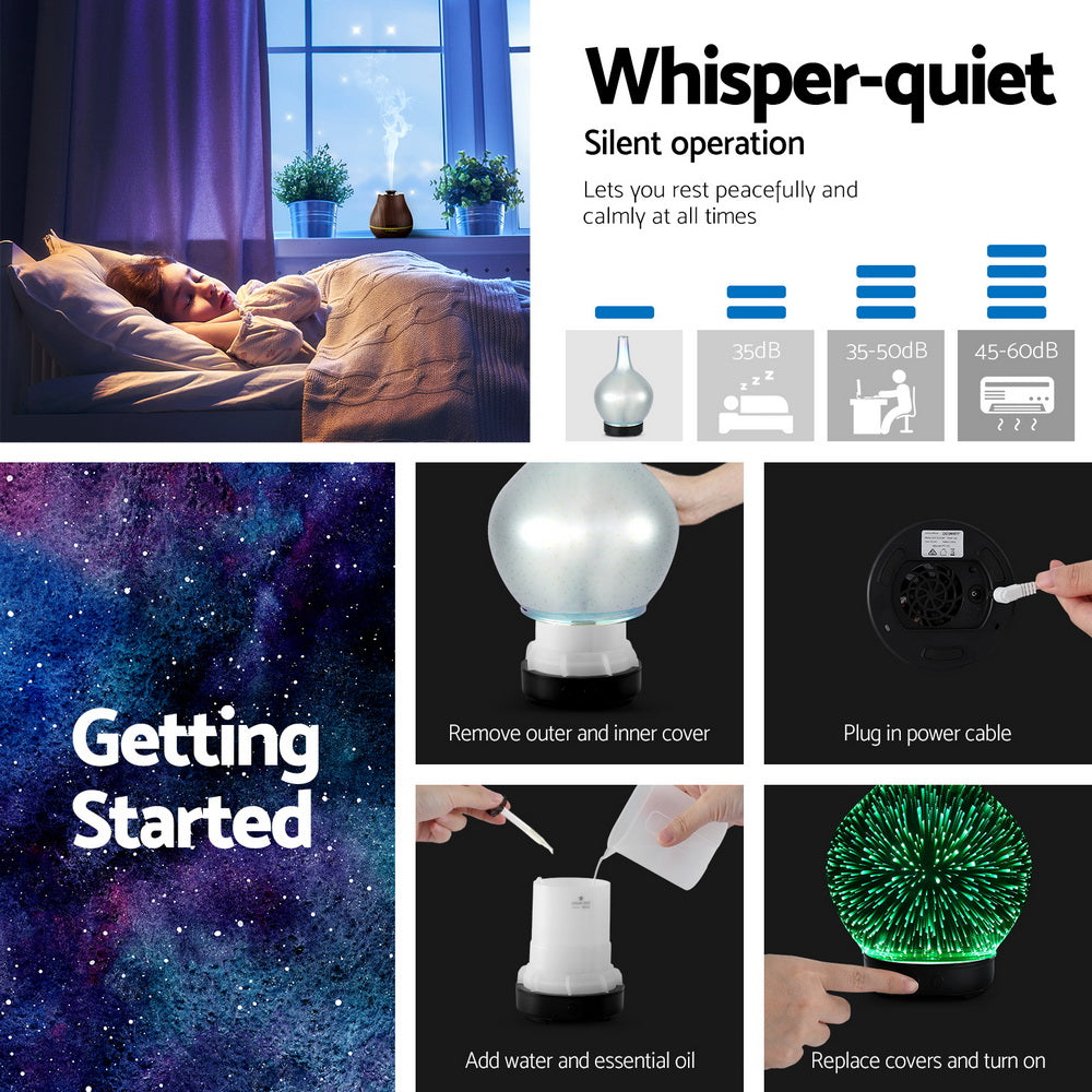 3D Firework Aroma Diffuser - Mood Lighting That Actually Does Something
