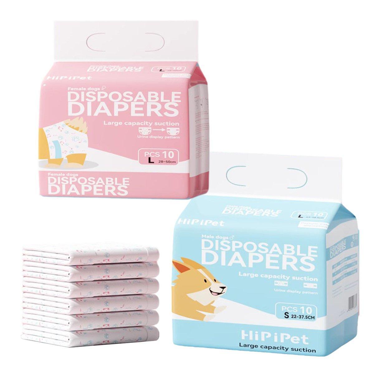 Dog Nappies – Disposable Hygiene Pants for Female Dogs | XS–L