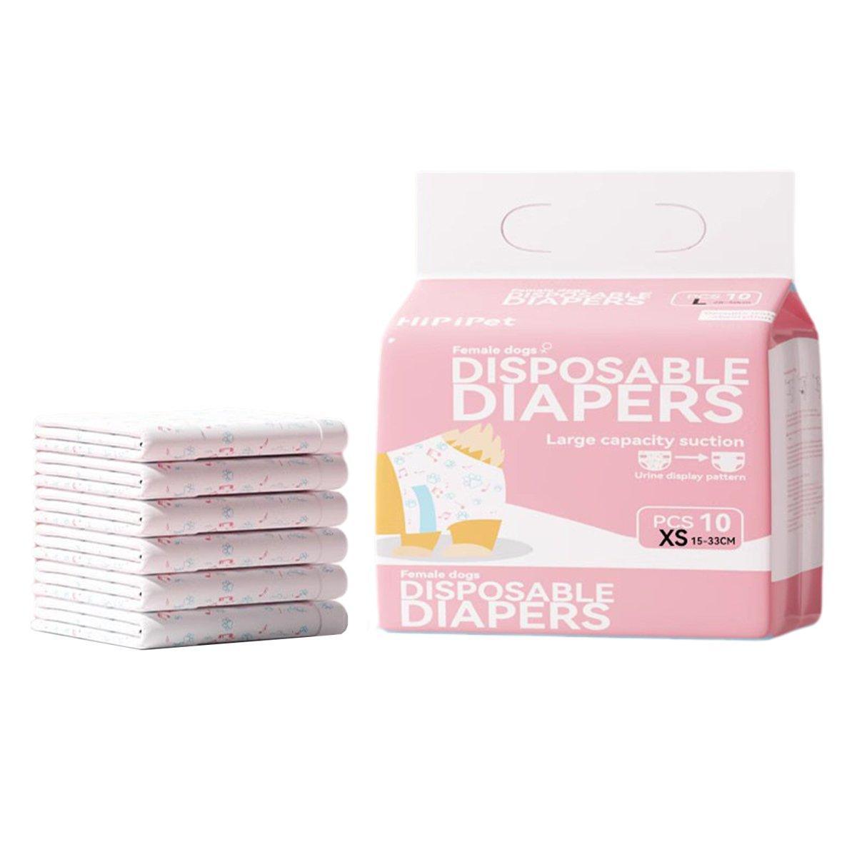 Dog Nappies – Disposable Hygiene Pants for Female Dogs | XS–L