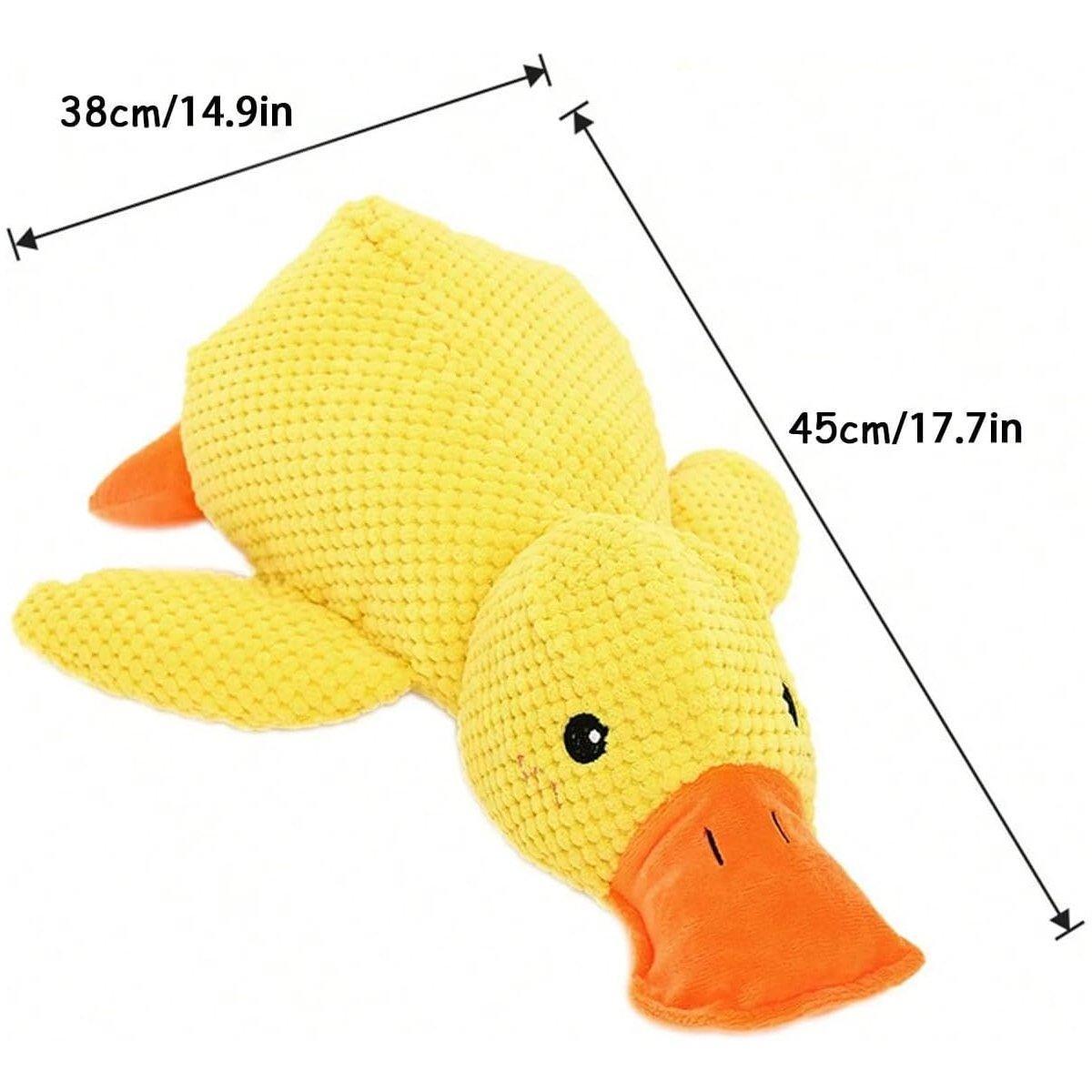 Squeaky Duck Dog Toy – Plush Interactive Chew Toy for Dogs