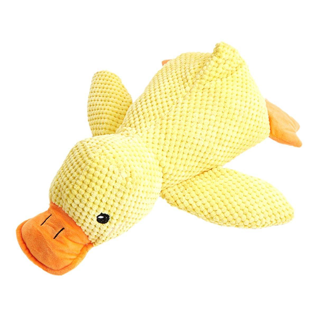 Squeaky Duck Dog Toy – Plush Interactive Chew Toy for Dogs