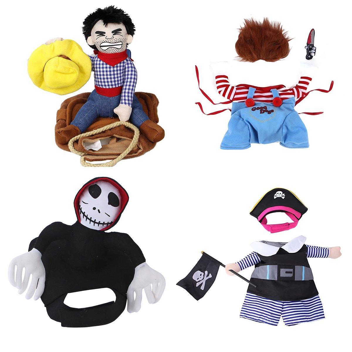 Halloween Dog Costume Pet Accessories Funny Dress Up for Small Medium Dogs - Hat Model-L
