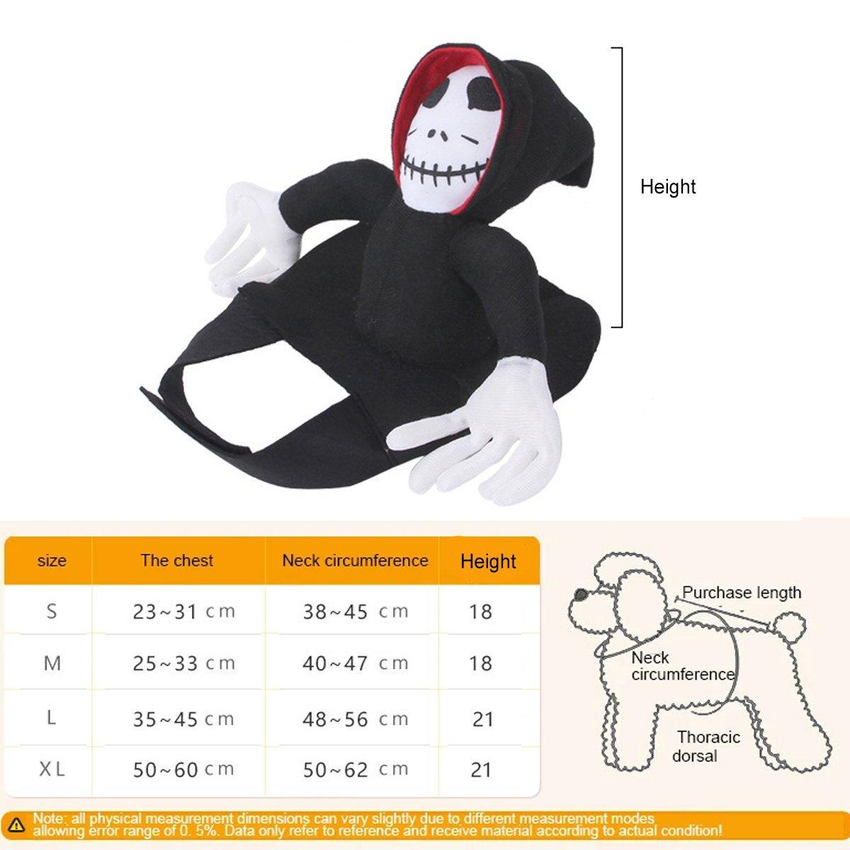 Halloween Dog Costume Pet Accessories Funny Dress Up for Small Medium Dogs - Hat Model-L