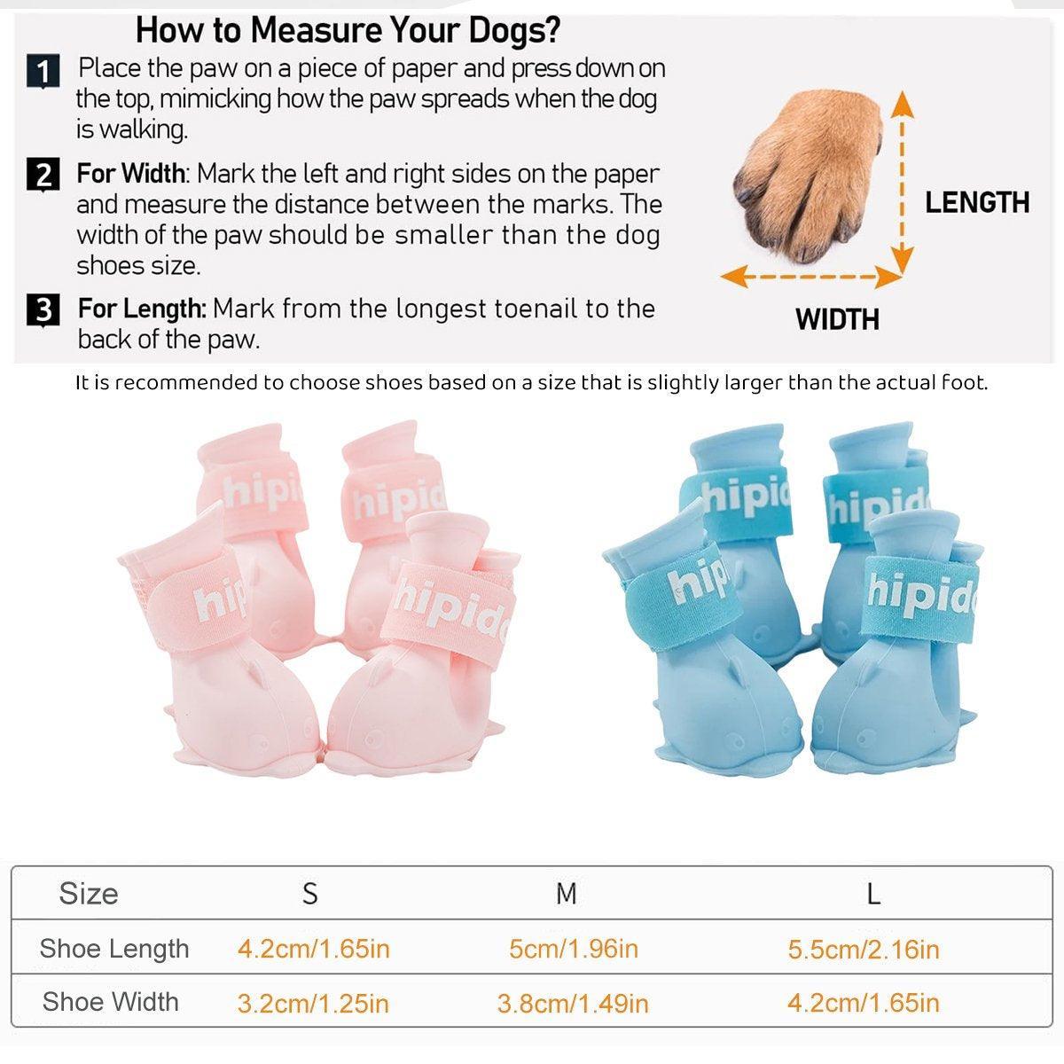 Cartoon Pet Rain Boots | Waterproof Non-Slip Dog Shoes