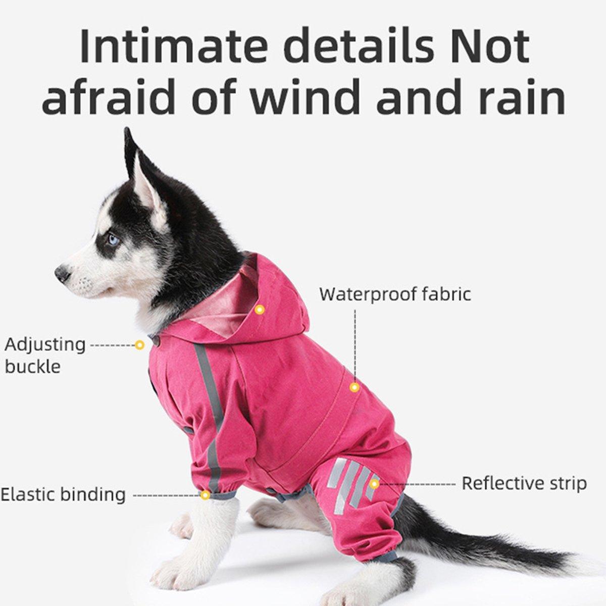 Waterproof Dog Jumpsuit – Full Body Winter Coat with Harness