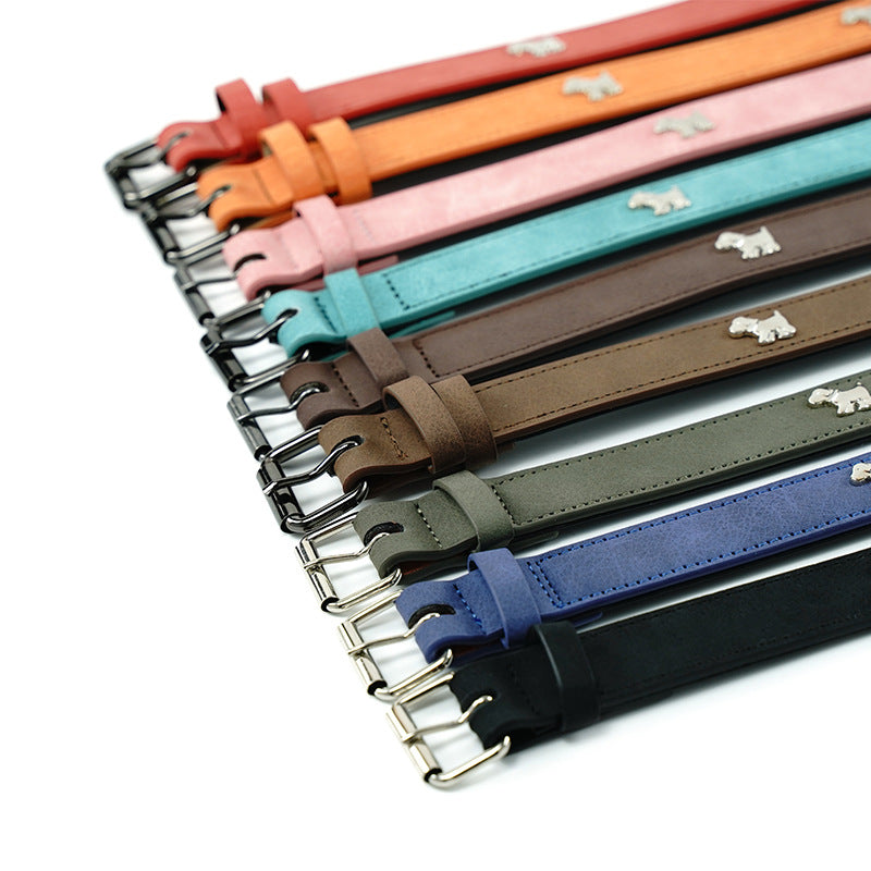 Soft Leather Dog Collar 2-Pack - Classic Gear That Actually Lasts
