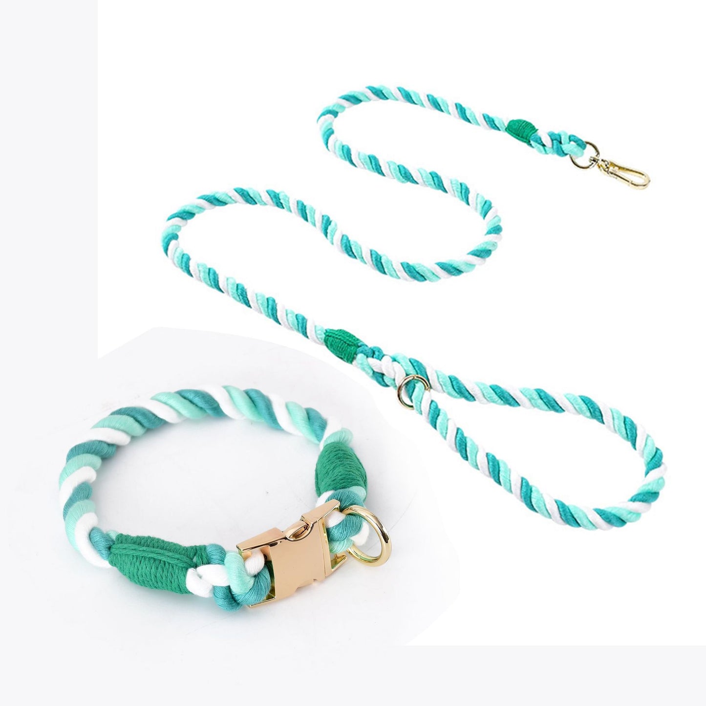 Handmade Rope Collar & Leash Set - Walkies Just Got an Upgrade