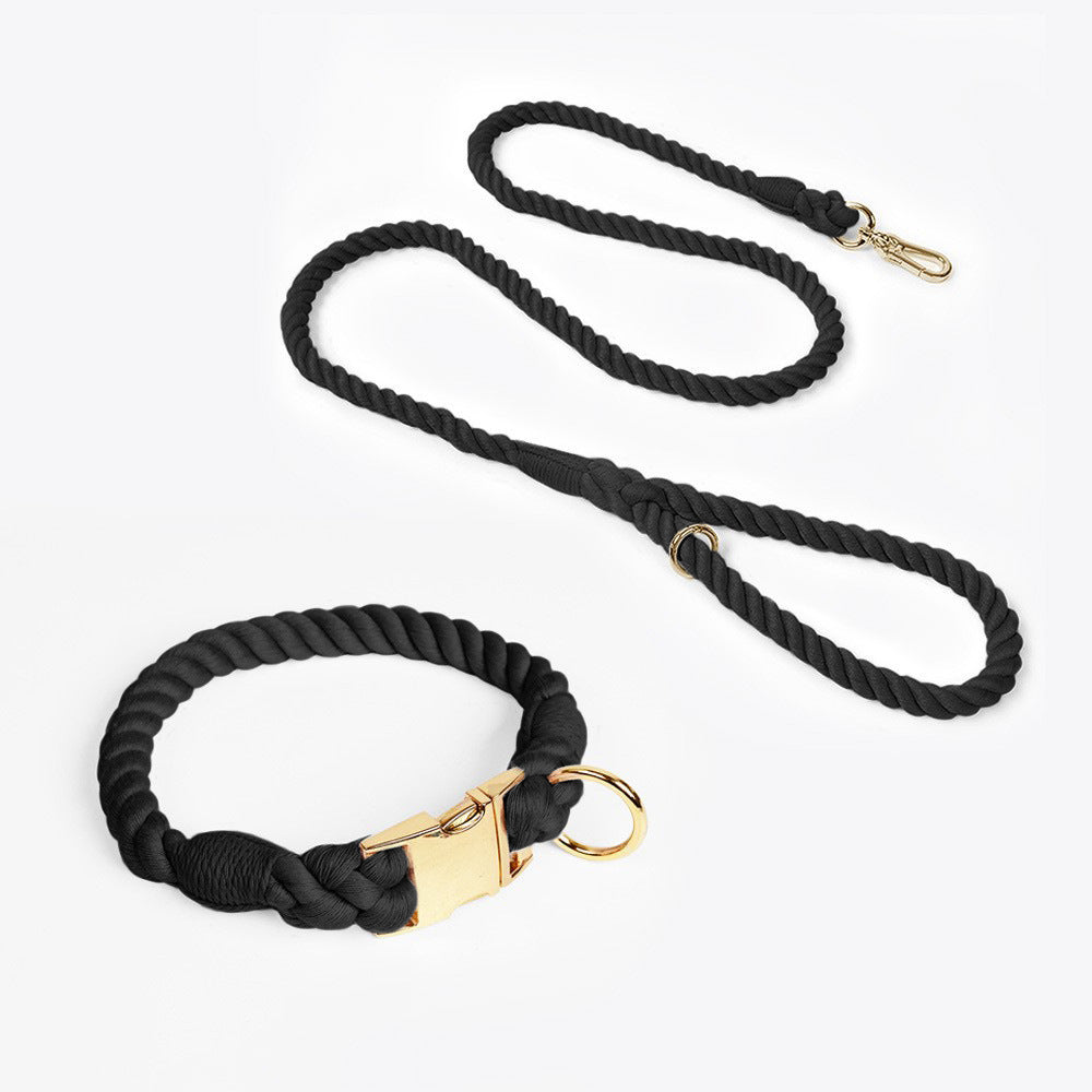 Handmade Rope Collar & Leash Set - Walkies Just Got an Upgrade