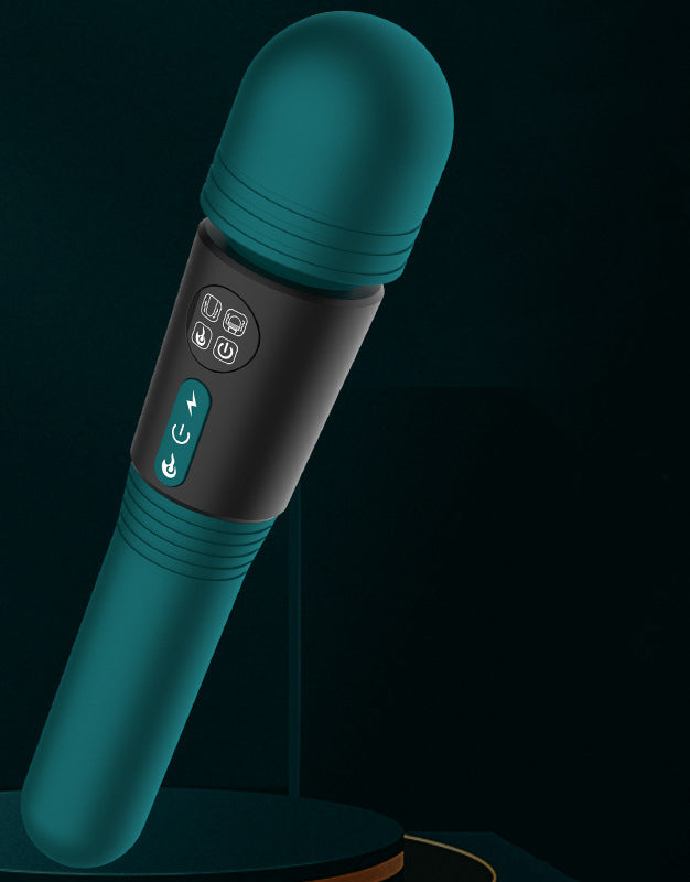 Heatwave - Dual Head Wand Vibrator with Heated Tip & LCD Display