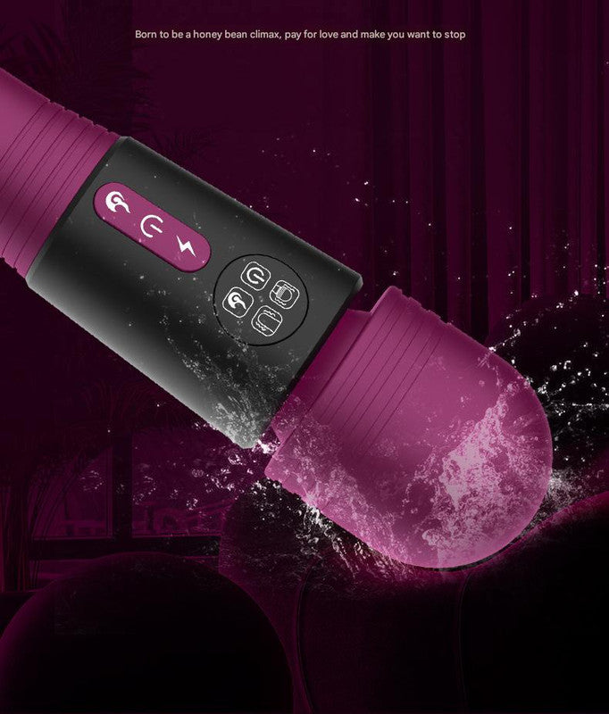 Heatwave - Dual Head Wand Vibrator with Heated Tip & LCD Display