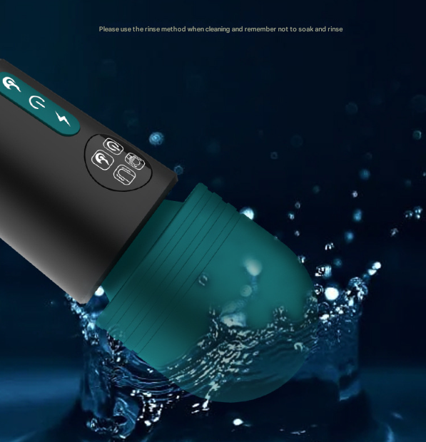 Heatwave - Dual Head Wand Vibrator with Heated Tip & LCD Display