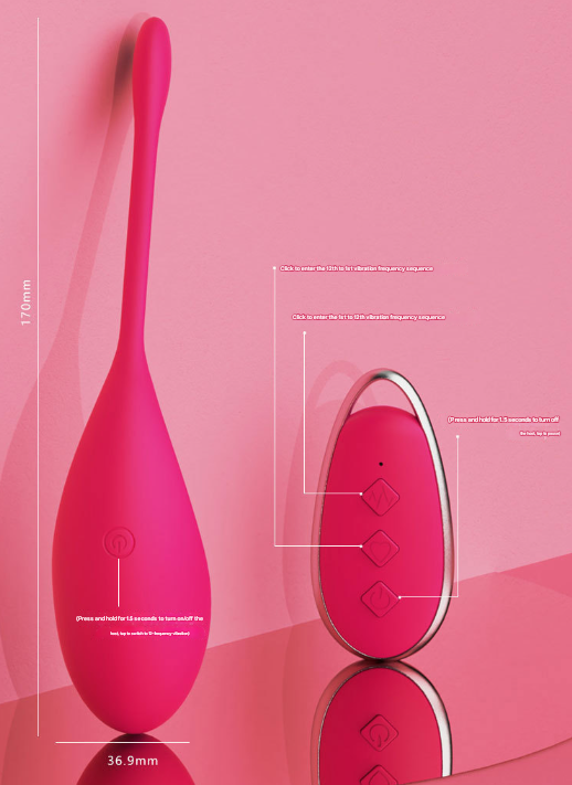 Hush Egg - 12-Mode Remote Control Vibrating Egg