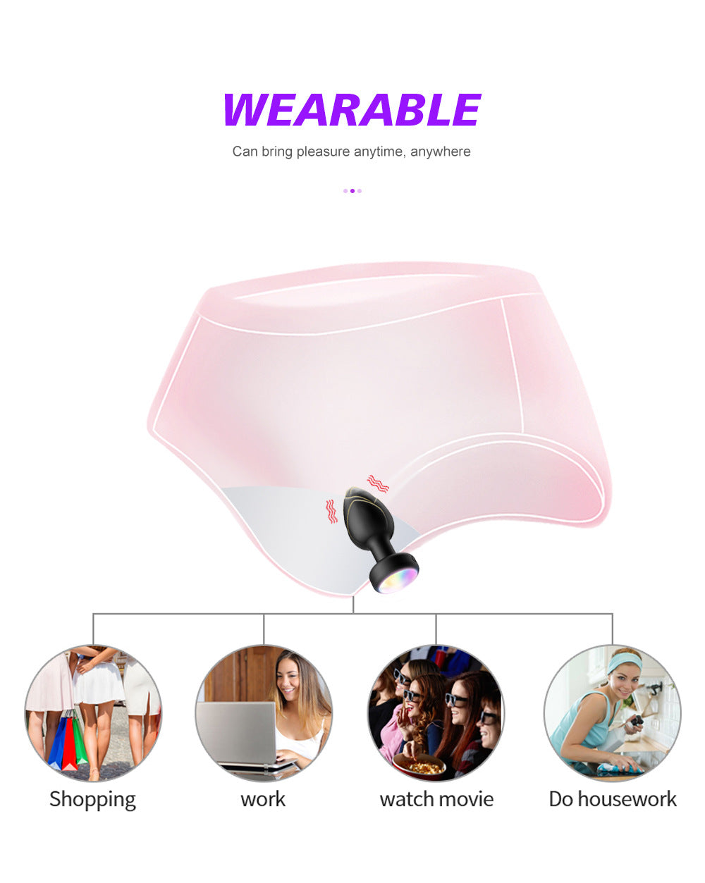 Luminary - LED Vibrating Anal Plug with Wireless Remote