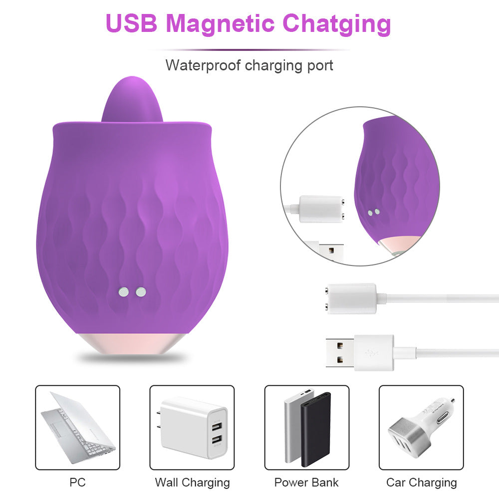 Petal - Rosebud Flickering Tongue Vibrator