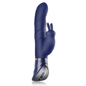 Dual-Action Rabbit Vibrator - Female Pleasure Toy (USB Rechargeable)