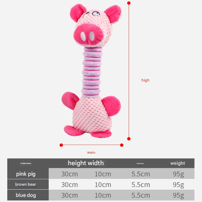 Long Neck Squeaky Dog Toy 2-Pack - Built for Shaking, Squeaking & Chaos