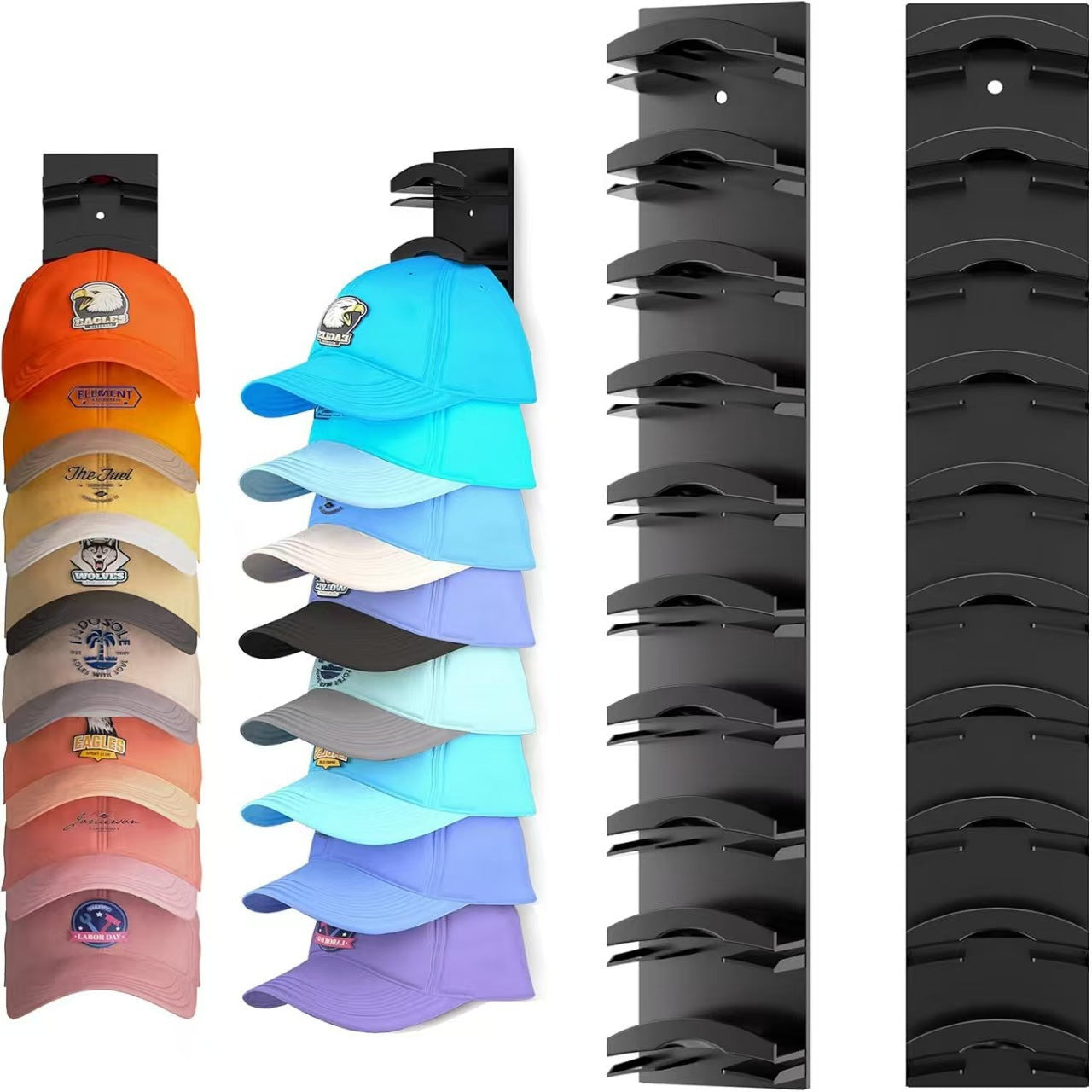 Wall-Mounted Cap Rack | Multi-Layer Baseball Hat Organiser