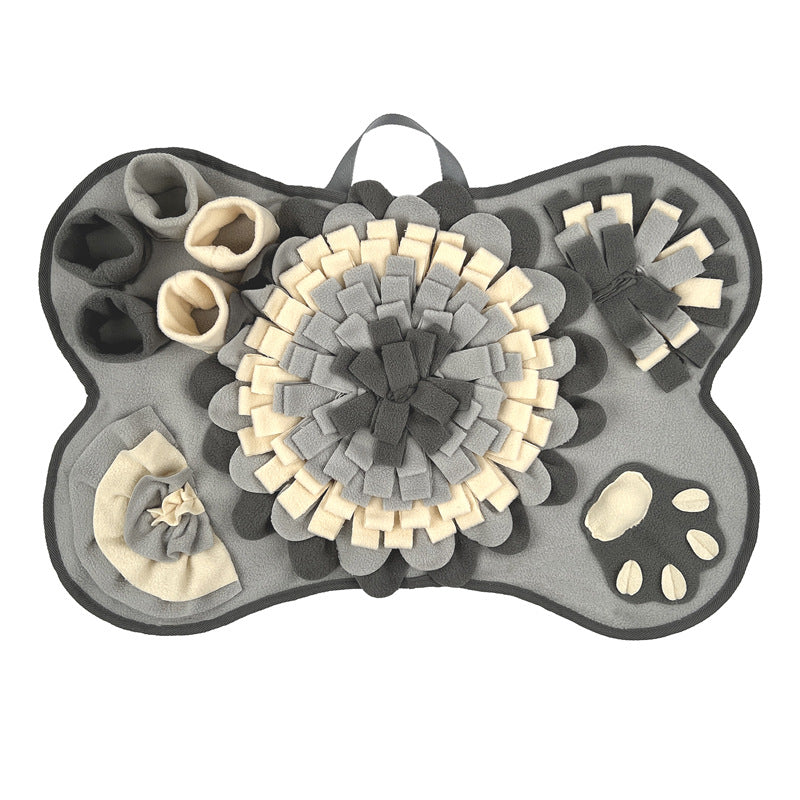 Bone-Shaped Snuffle Mat - For Dogs Who Work for Their Dinner