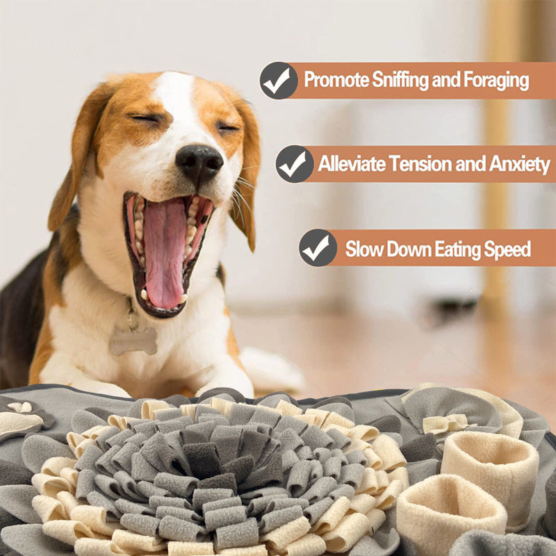 Bone-Shaped Snuffle Mat - For Dogs Who Work for Their Dinner