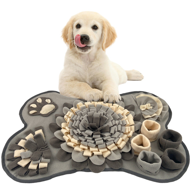 Bone-Shaped Snuffle Mat - For Dogs Who Work for Their Dinner
