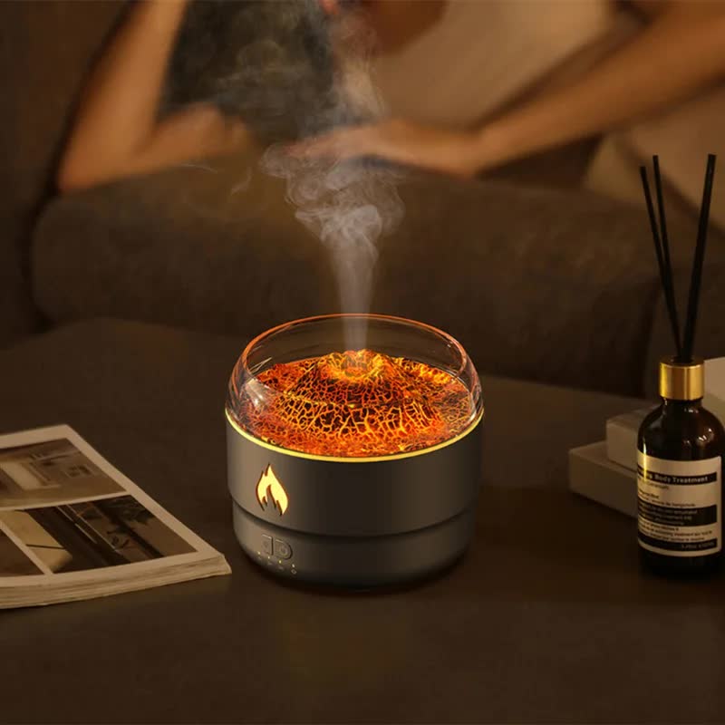 Volcano Flame Diffuser - When Your Room Needs Dramatic Ambiance