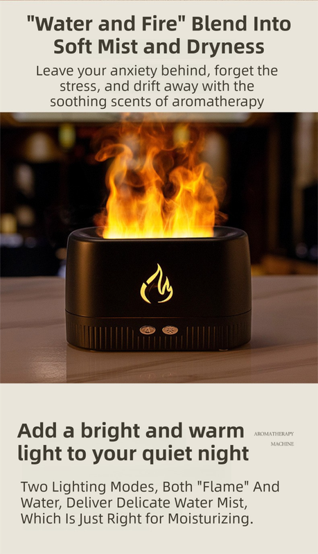 3D Flame Aroma Diffuser - Vibes on Fire, Literally