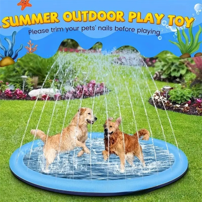 Dog Splash Pad - Because Hot Dogs Need Cooling Down Too