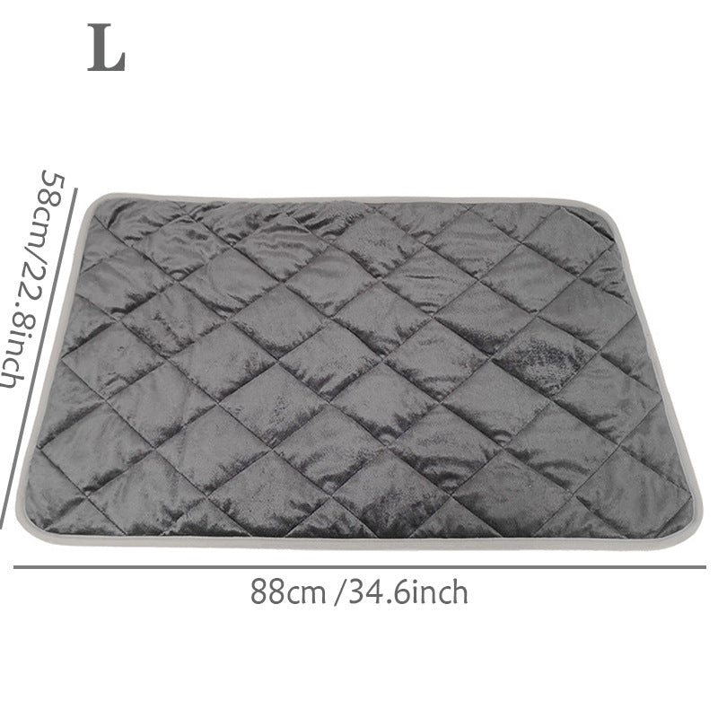 Self-Warming Pet Mat with Heat Reflective Technology for Dogs and Cats Waterproof No Electricity Needed Comfortable Winter Pad for Local Pet Owners(58*88cm)